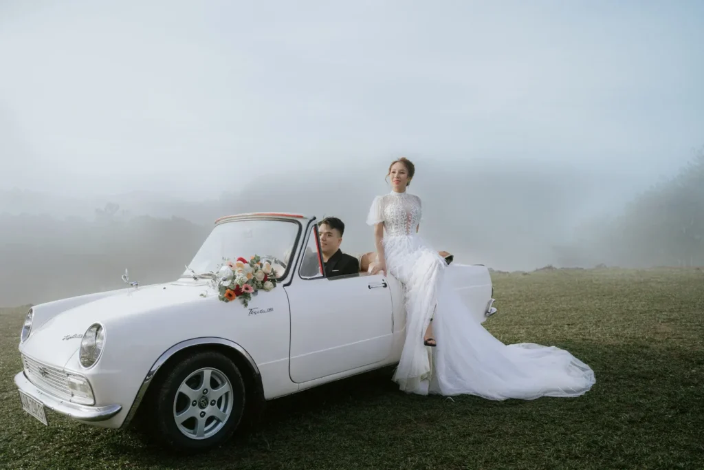 Luxury Car Rentals for Wedding Videos and Photoshoots